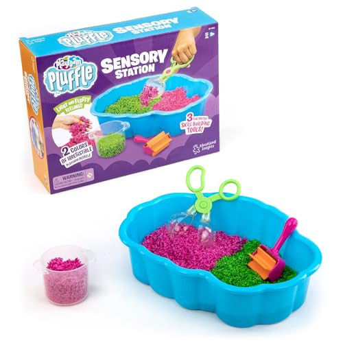 Educational Insights Pluffle® Sensory Station - Sensory Bin Foam Set, No Mess Alternative to Sand Toys & Slime for Toddlers, Fun Table Filler for Home or Classroom, Kids Ages 3+ | Amazon (US)