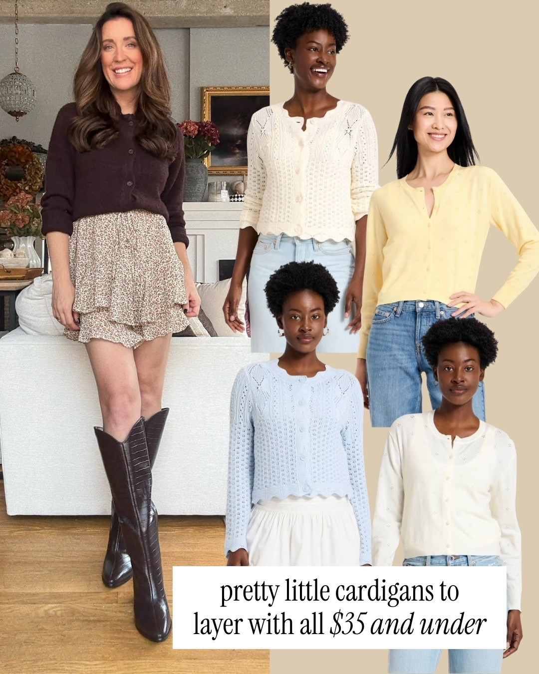 $35 and under new Target cardigans 

#LTKspringtrends #LTKspring