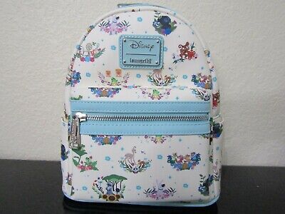 Loungefly Disney Princess Companion Floral Mini Backpack New With Tags | eBay US
