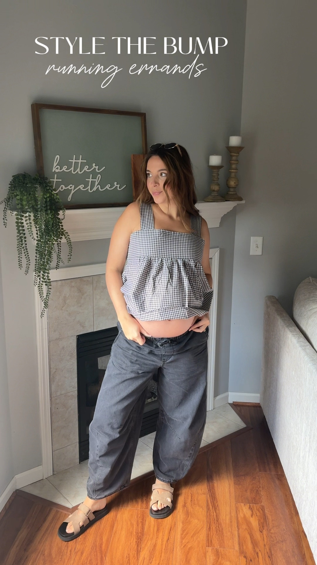 The perfect non-maternity tank for any fall outfit! I ordered my true size Medium and it fits over the bump perfectly. 

#LTKFindsUnder100 #LTKFindsUnder50 #LTKStyleTip