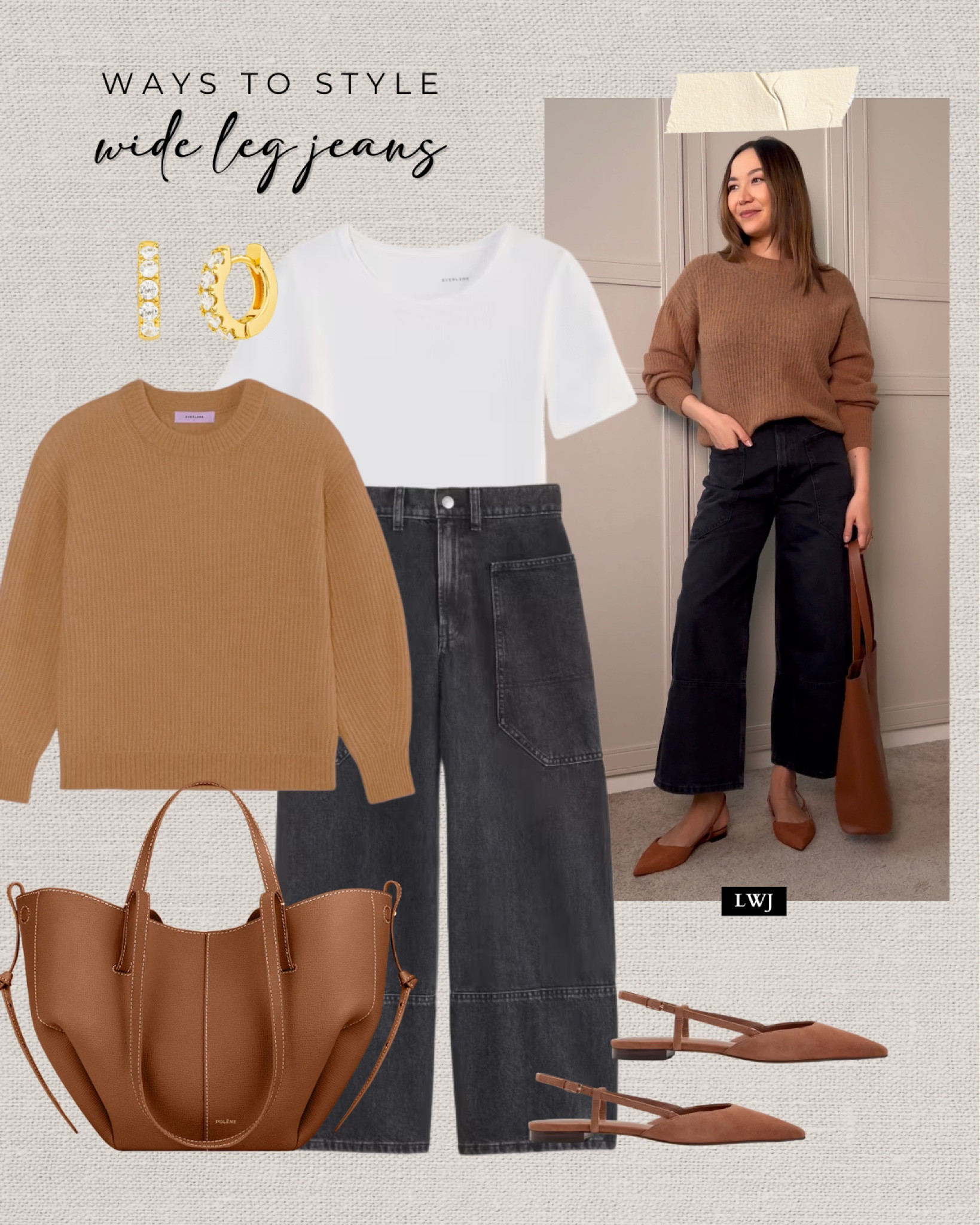 Ways to style wide leg jeans for spring 

Knit sweater
White tee 
Barrel jeans 
Suede Slingbacks 


#LTKStyleTip #LTKSeasonal