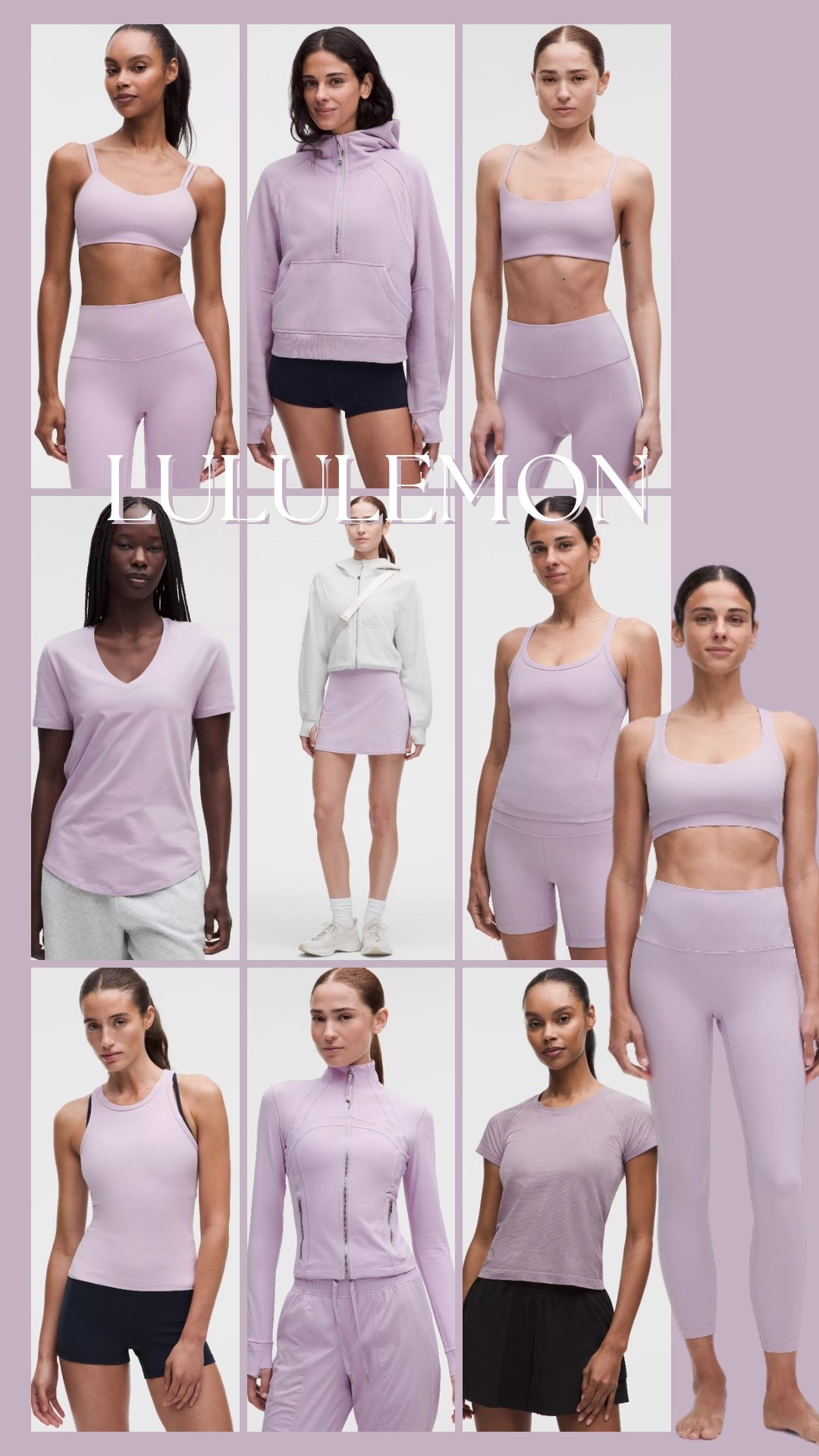Lilac Play at Lululemon! 

Color analysis / summer / beasummer 