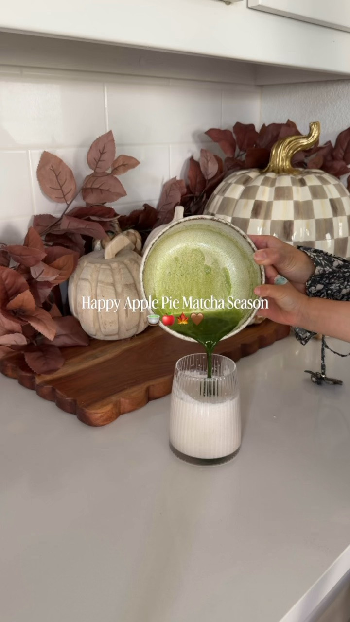 Everything I used for my apple pie matcha! Linking home and fall decor

#LTKHome #LTKSeasonal