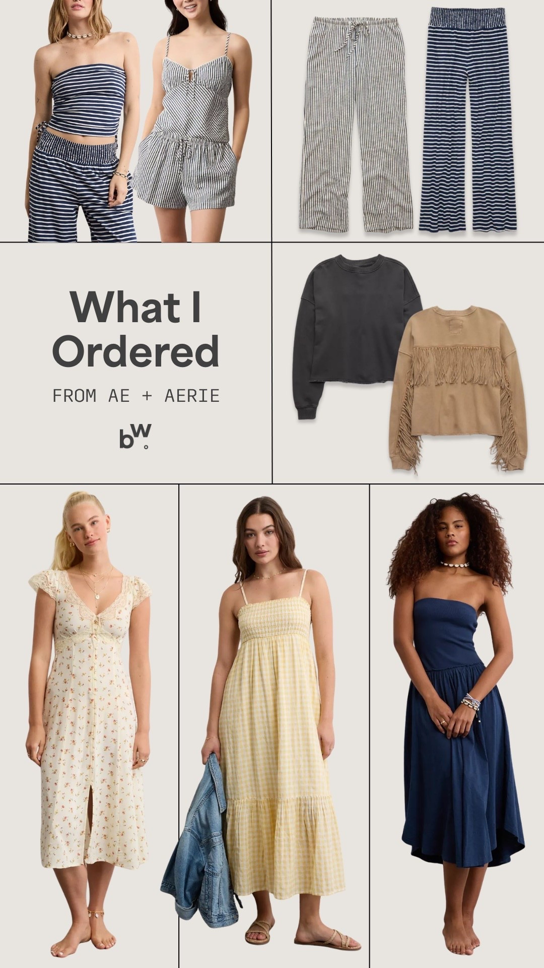 What I ordered from American Eagle and Aerie!! 


Women’s fashion, spring fashion, spring style, spring outfits, spring outfit inspo, spring ootd, trendy fashion, chic style, midsize fashion, midsize style 


#LTKootd #LTKOver40 #LTKMidsize