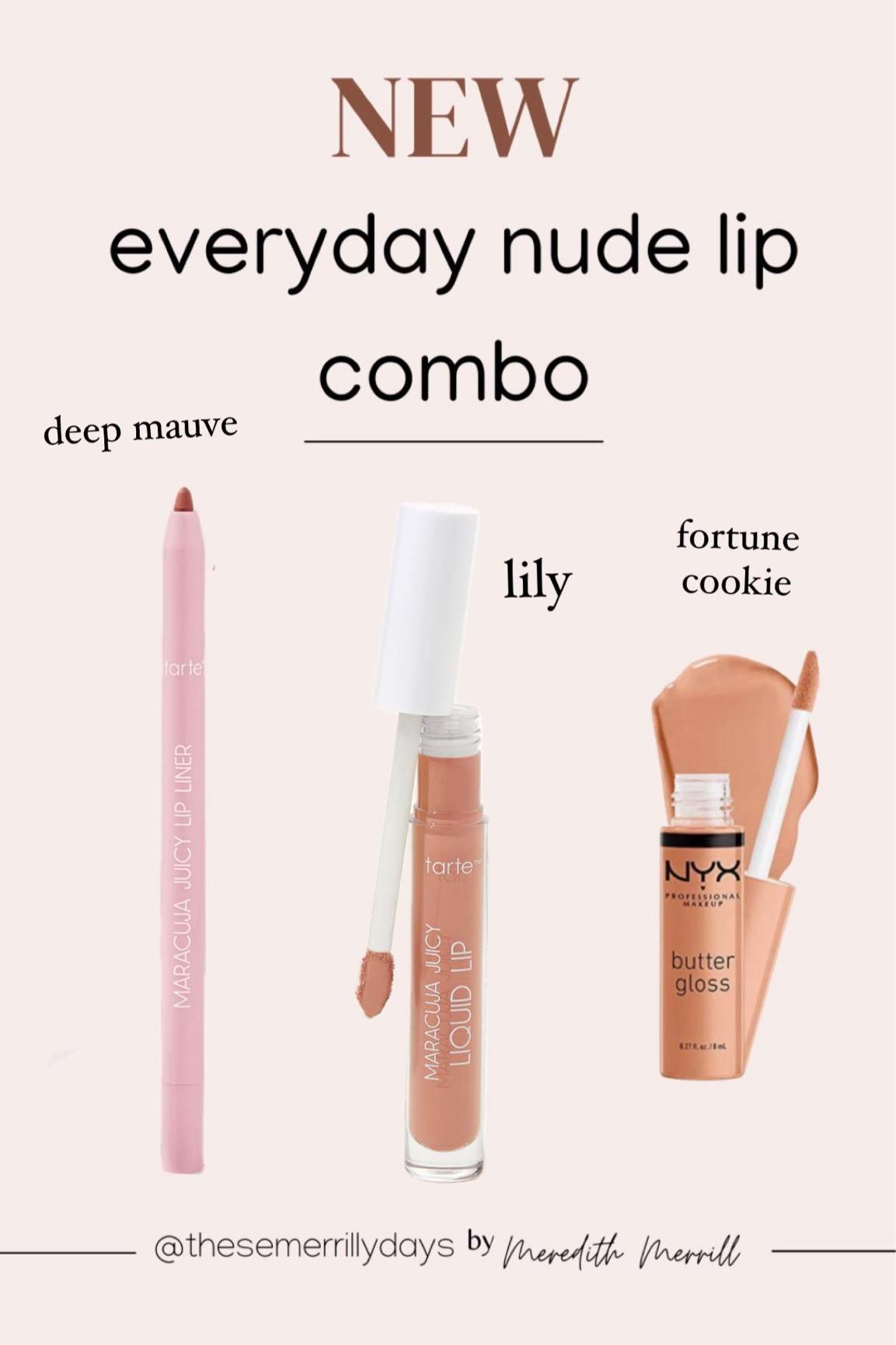 My favorite pinky nude lip combo!  

#LTKstyletip #LTKbeauty #LTKfindsunder50