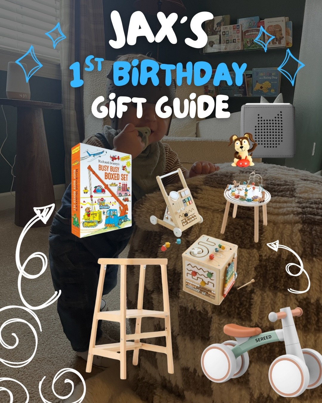Trying to decide what to get my soon to be ONE YEAR OLD! How can this be?!

#LTKmomlife #LTKKids #LTKBaby