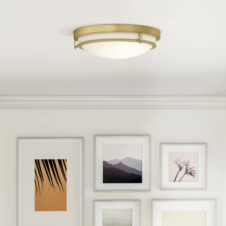 Romilda Glass Flush Mount | Wayfair North America