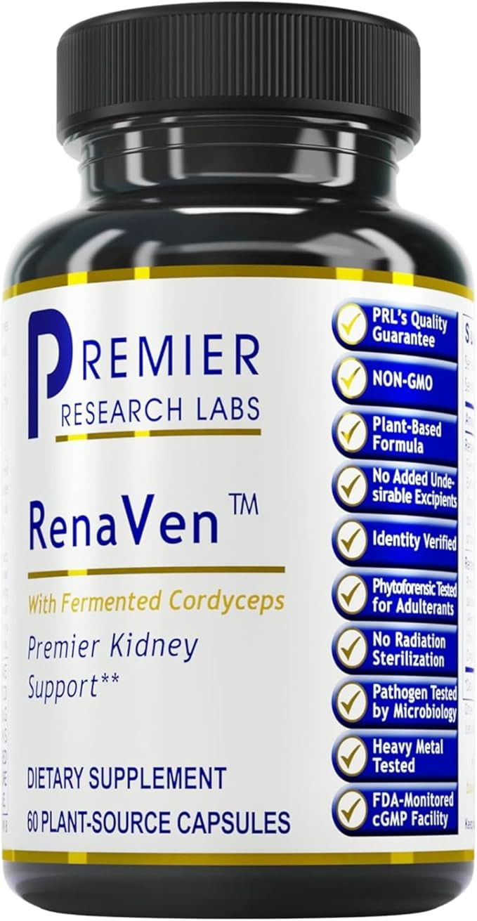 Premier Research Labs RenaVen: Premier Kidney Support for Kidney Cleanse Detox and Repair | Impro... | Amazon (US)