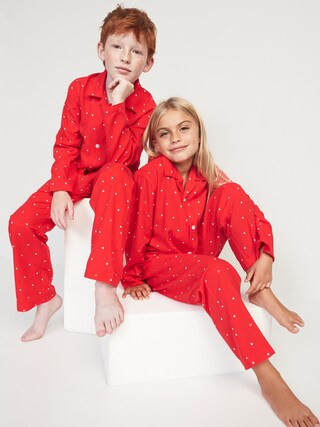 Gender-Neutral Matching Flannel Pajama Set for Kids | Old Navy (US)