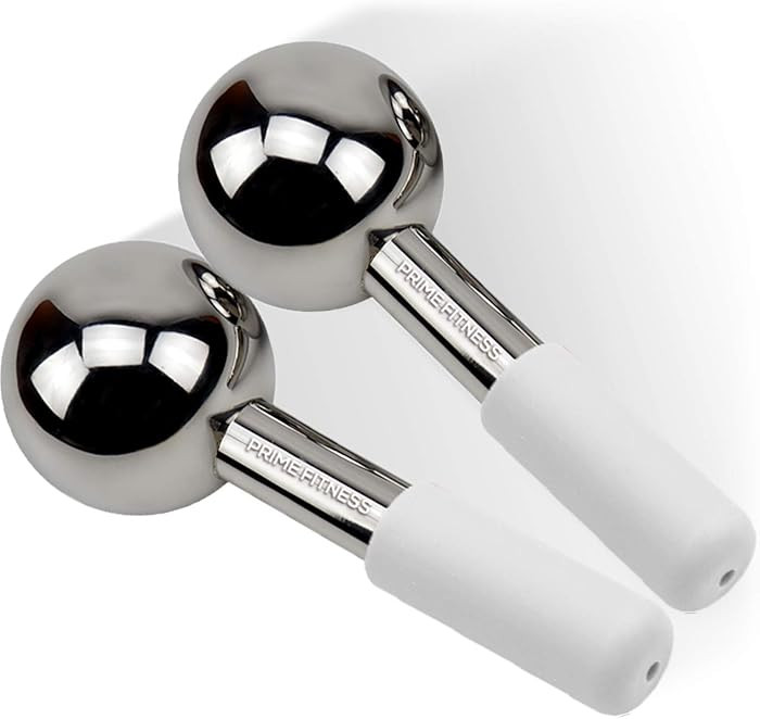 Ice Globes for Facials | Unbreakable Steel Cooling Roller | Cryo Sticks for Face | Massager for F... | Amazon (US)