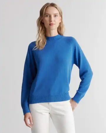 100% Organic Cotton Mockneck Sweater | Quince