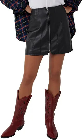 Free People Layla Faux Leather Miniskirt | Nordstrom | Nordstrom