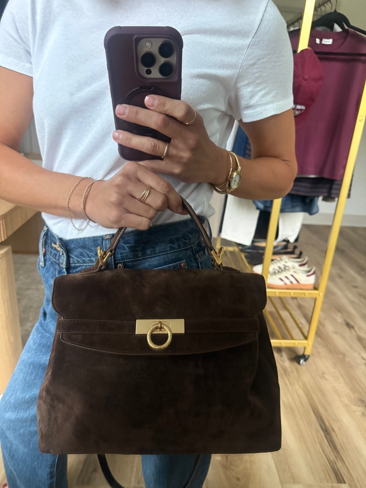 Fall Capsule: Brown Suede Handbag (exact Parisa Wang, linking other suede options)

#LTKSeasonal #LTKOver40 #LTKootd