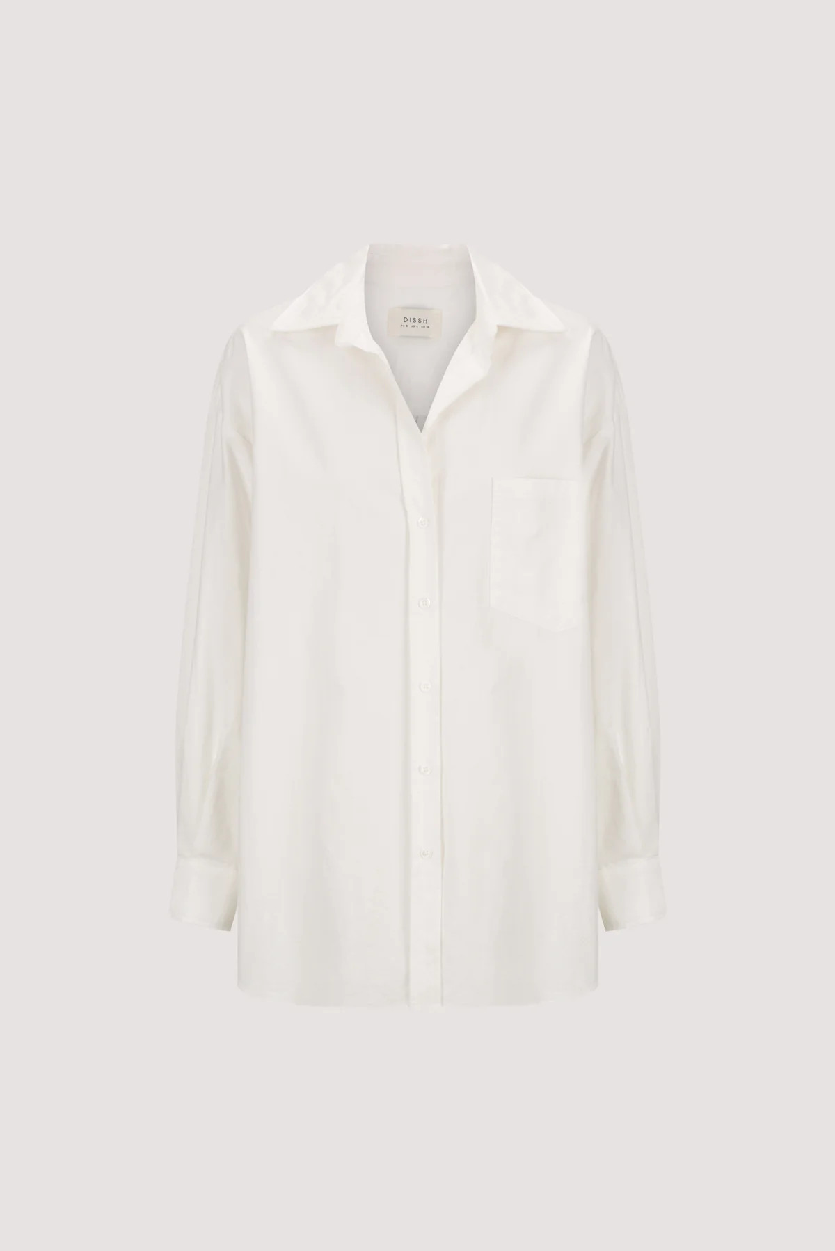 RHEA 2.0 WHITE COTTON SHIRT | DISSH