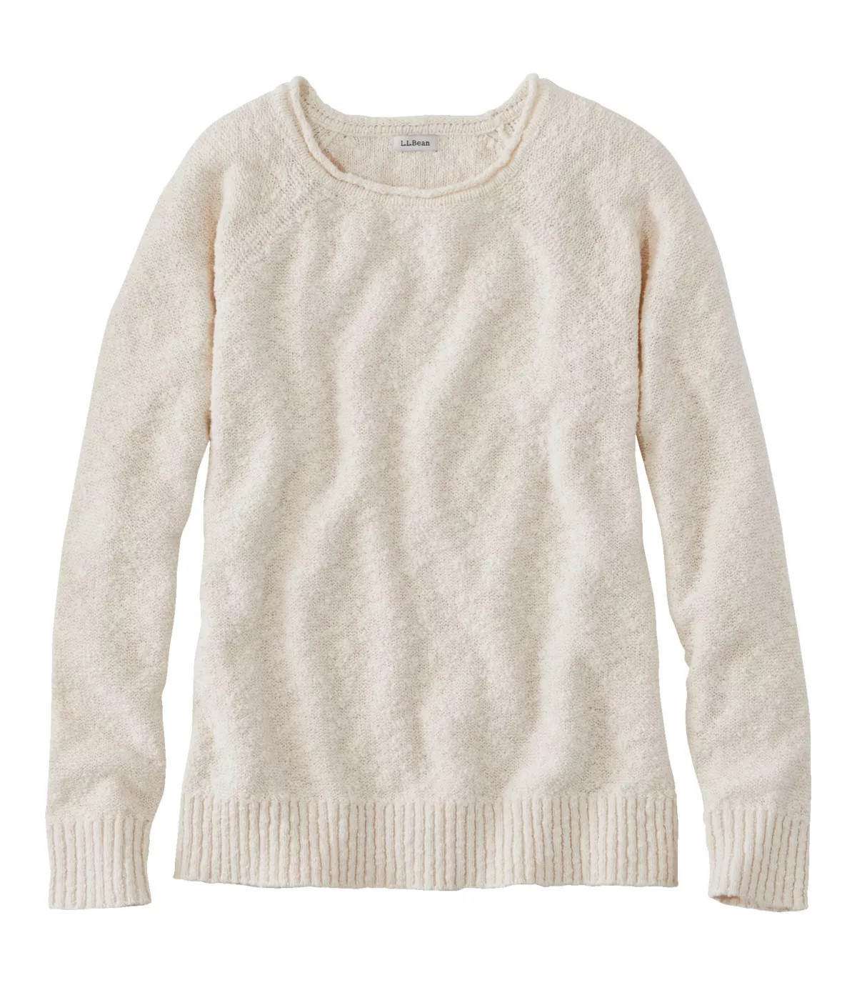 Women's Midweight Cotton Slub Rollneck Pullover | L.L. Bean