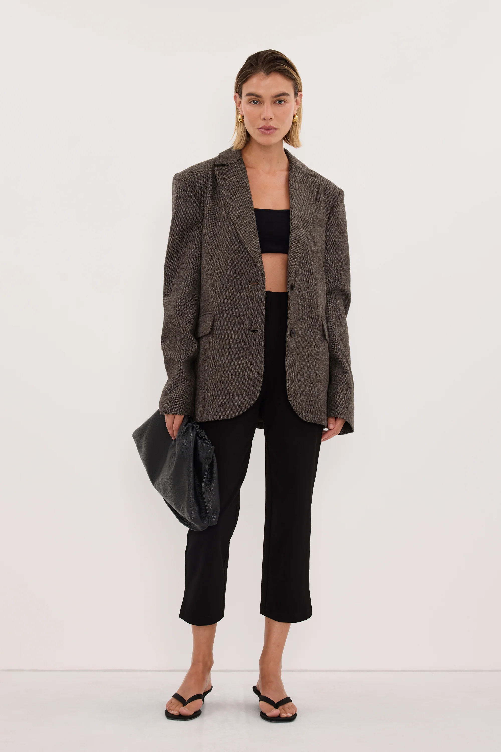 DEMI BLACK 7/8 PANT | DISSH