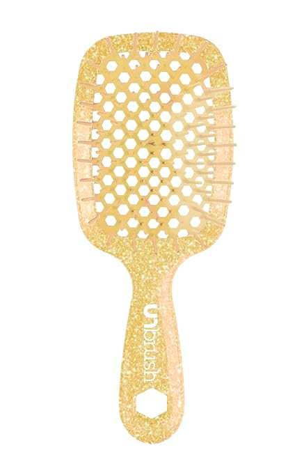 FHI HEAT UNbrush Wet & Dry Vented Detangling Hair Brush, Amber Yellow | Amazon (US)