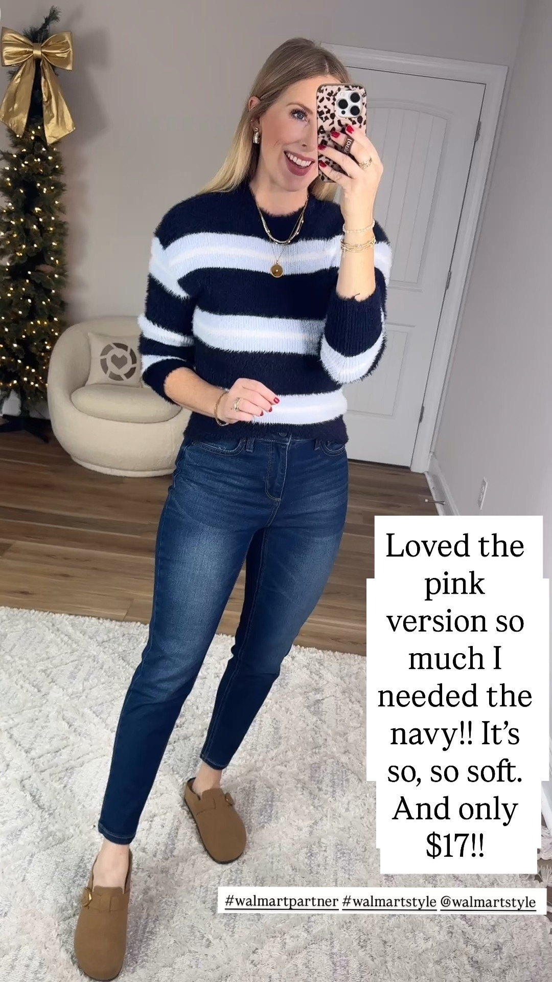 Weekend Walmart Wins try-on
Navy striped sweater- small
Mom jeans- 4

#walmartpartner #walmartstyle @walmartstyle

#LTKFindsUnder50 #LTKmomlife