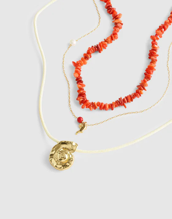 Three-Pack Puka Shell Necklace Set | Madewell