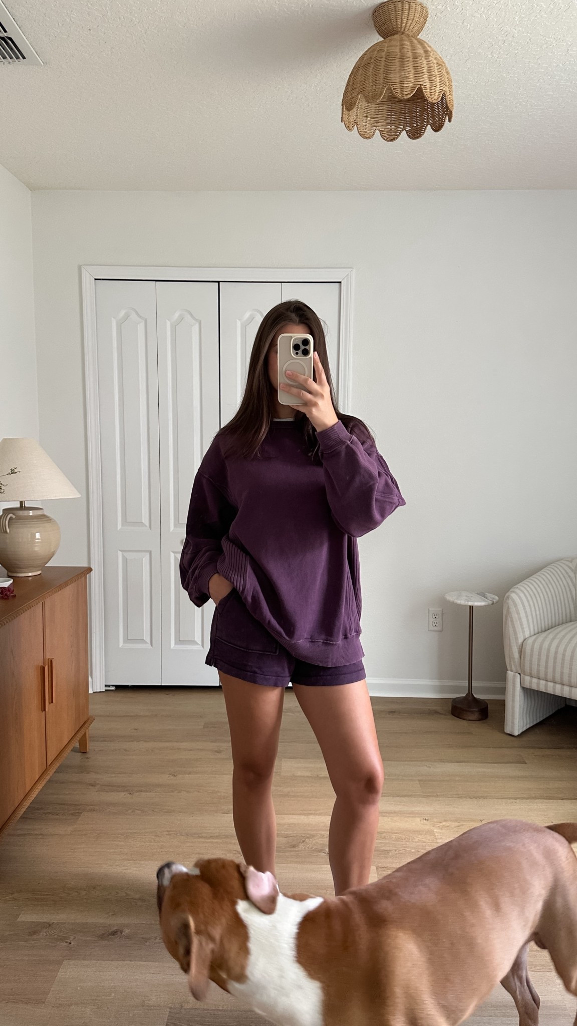 Cozy Sunday ootd. Loving this berry color for fall - wearing size small in both  & on sale!

#LTKSeasonal #LTKSaleAlert #LTKautumn