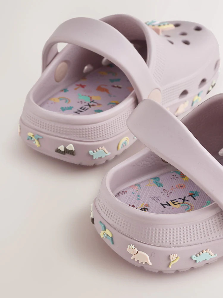 Purple Dinosaur Character Clogs | Next US
