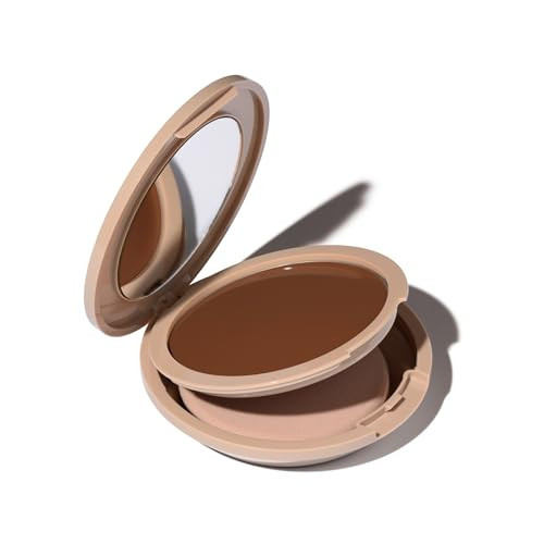 Foundation by No Makeup Makeup | Conceal & Correct with Long-Lasting, Buildable Formula & Lightweight Soft Finish | Cruelty-Free, Vegan, Fragrance-Free | Dark | Amazon (US)