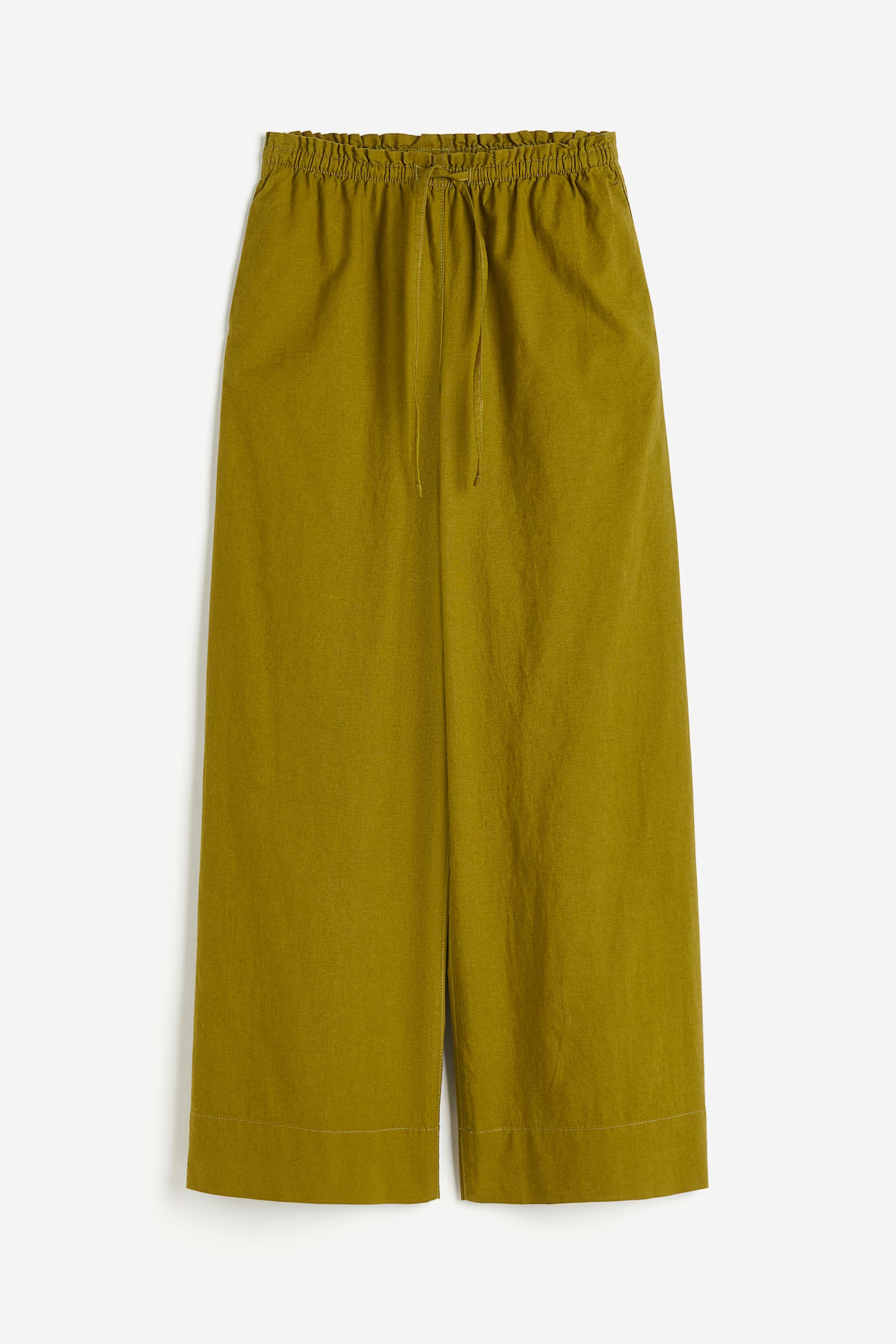 Wide-leg Linen-blend Pants | H&M (US + CA)