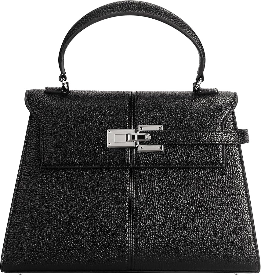 Women's Top-handle Handbags– Vegan Leather Vintage Top Handle Design with Adjustable Strap, Fas... | Amazon (US)