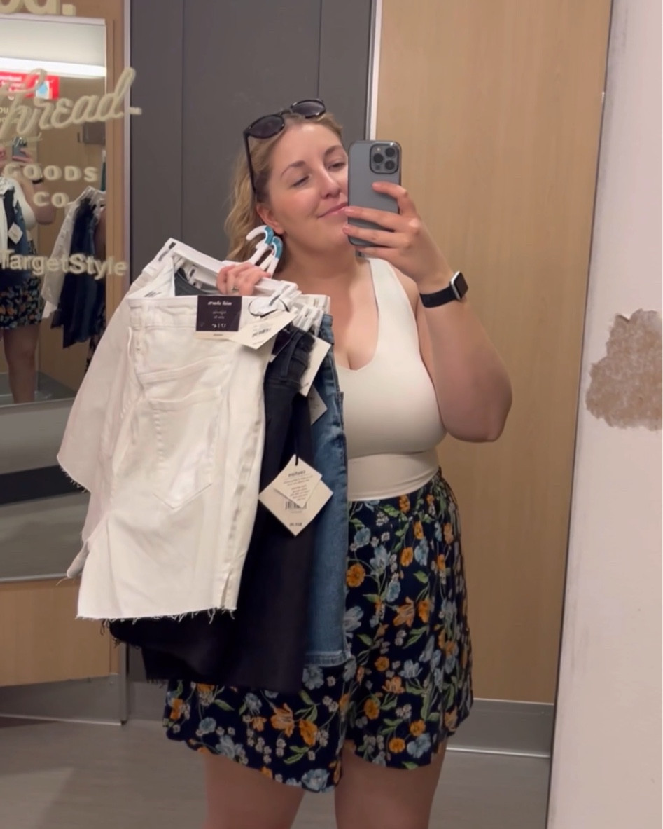 3 pairs of Target denim shorts that fit like a dream😍 

#LTKunder50 #LTKcurves