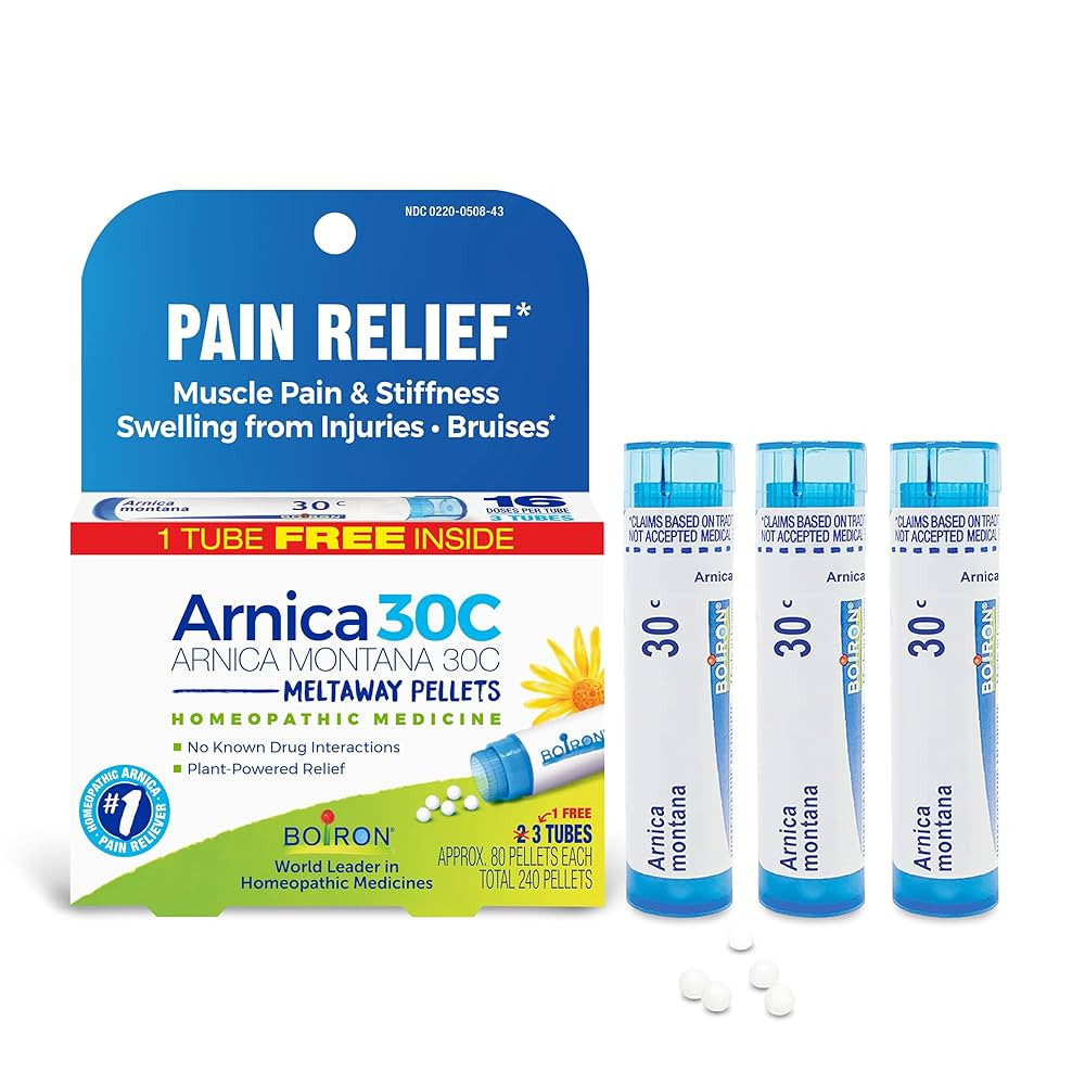 Boiron Arnica Montana 30C Homeopathic Medicine for Relief from Muscle Pain, Muscle Stiffness, Swe... | Amazon (US)