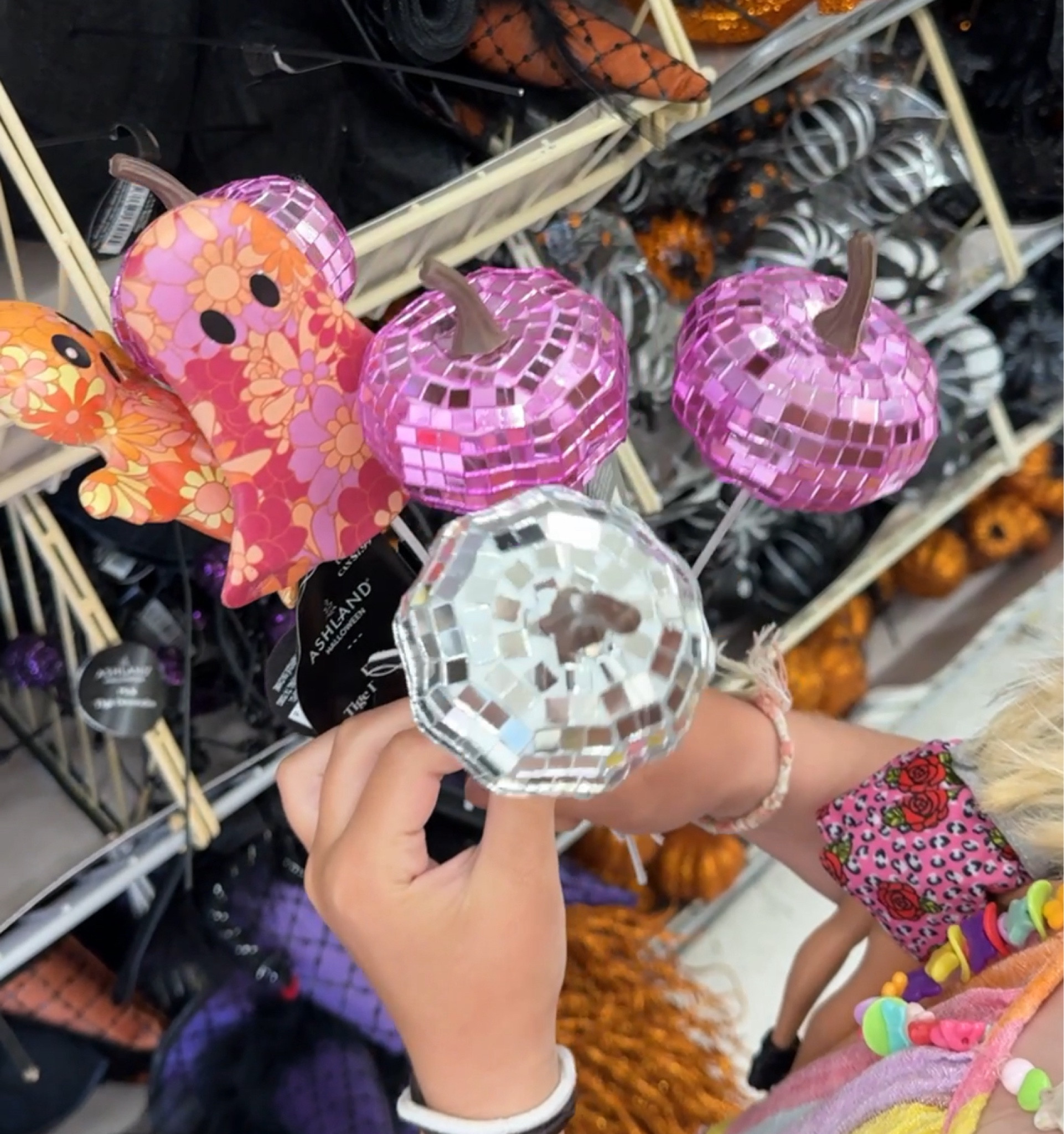 The cutest floral ghosties + disco pumpkin  picks for arrangements. 👻🪩🎃

#LTKSeasonal