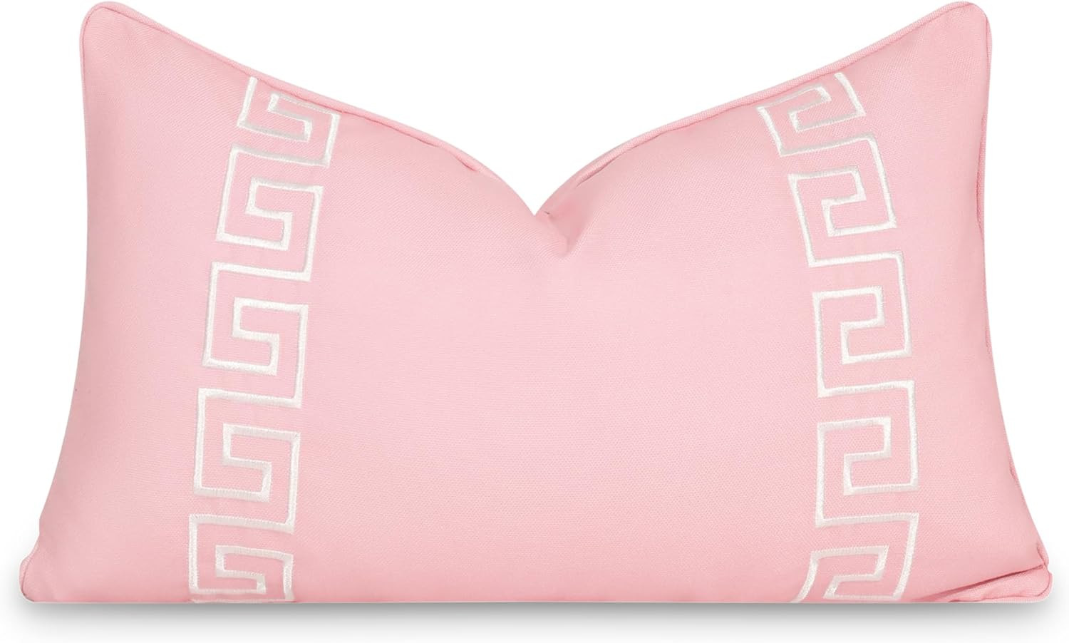 Hofdeco Premium Coastal Patio Indoor Outdoor Lumbar Pillow Cover Only, 12"x20" Water Repellent fo... | Amazon (US)