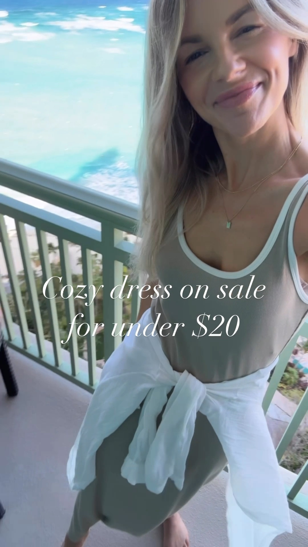 This dress is normally $25 but right now with target Circle. I love the white piping on it. I think it makes it look more chic and expensive. It’s on sale for under $20! It’s really cozy to just throw on to run errands or for vacation. I’ll also link the shirt I have tight on my waist. It’s such a beautiful cover-up.

#LTKFindsUnder50 #LTKTravel