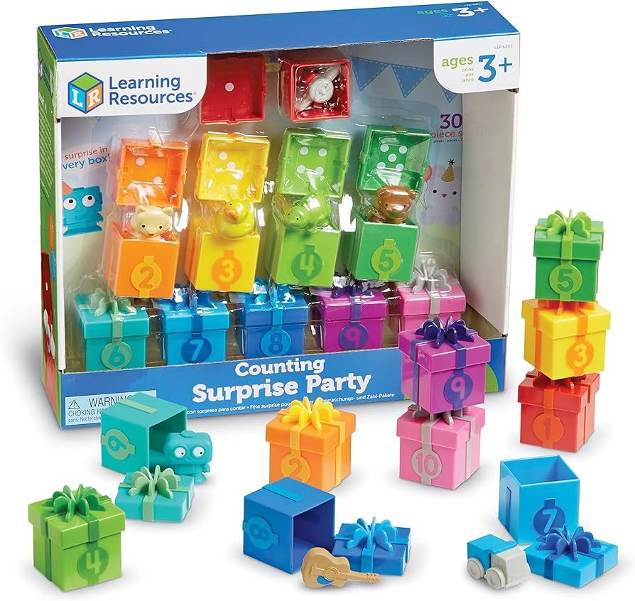 Learning Resources Counting Surprise Party, Homeschool, Fine Motor, Counting & Sorting Toy, Ages ... | Amazon (US)
