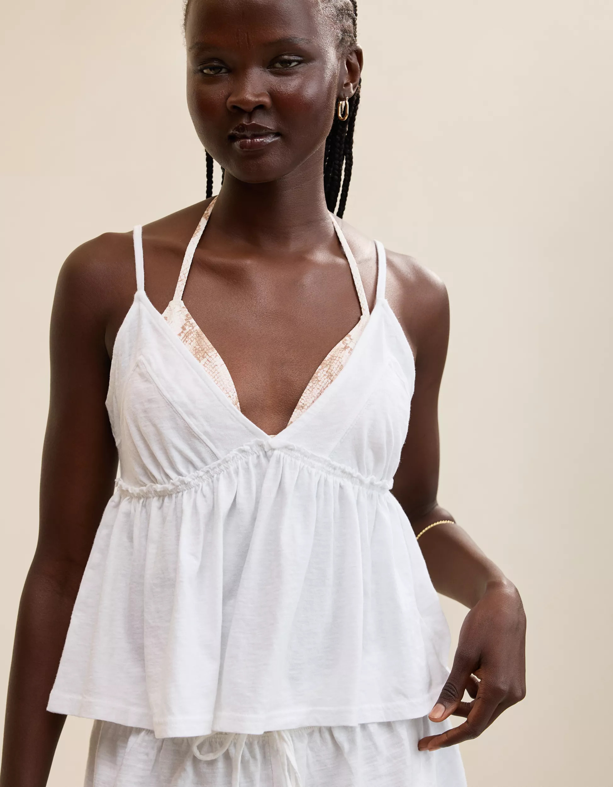 Aerie Happiest Babydoll Tank Top | Aerie