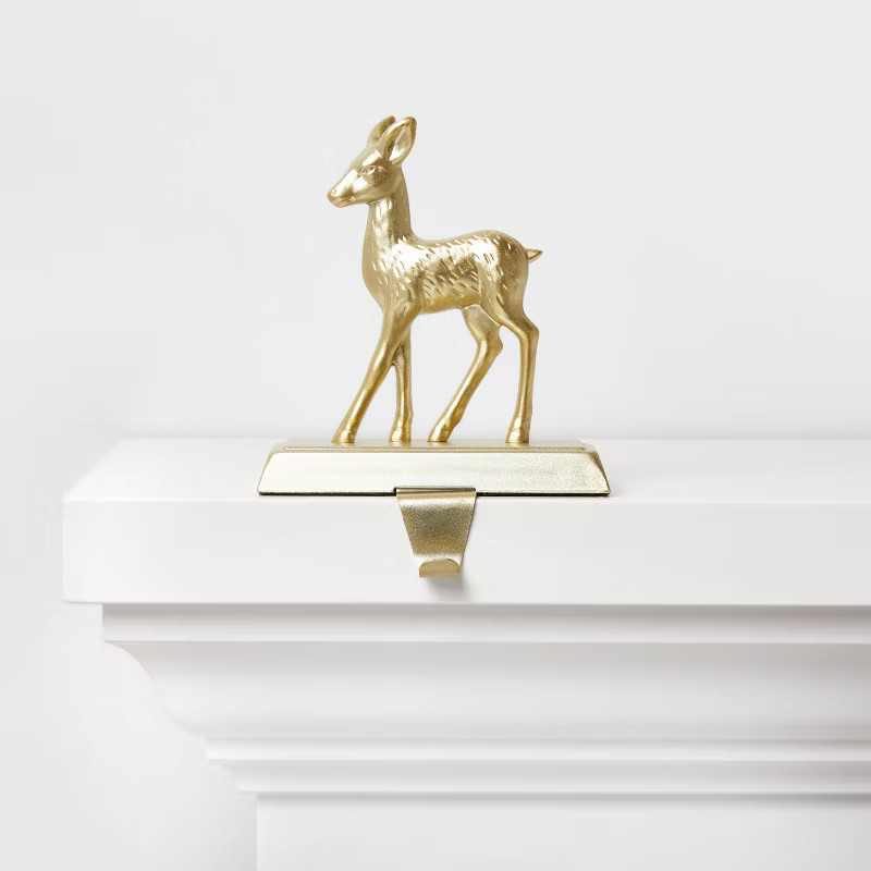 Metal Reindeer Fawn Christmas Stocking Holder - Wondershop™ | Target