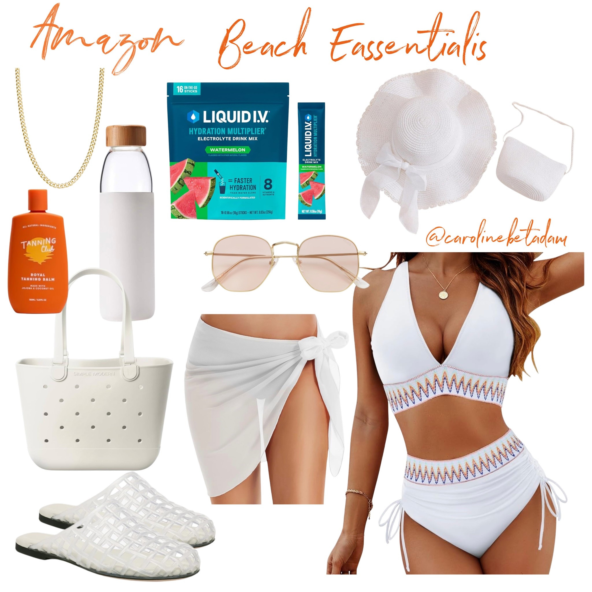 Amazon Beach Look & Essentials 

#LTKSummerEdit #LTKStyleTip #LTKBeauty