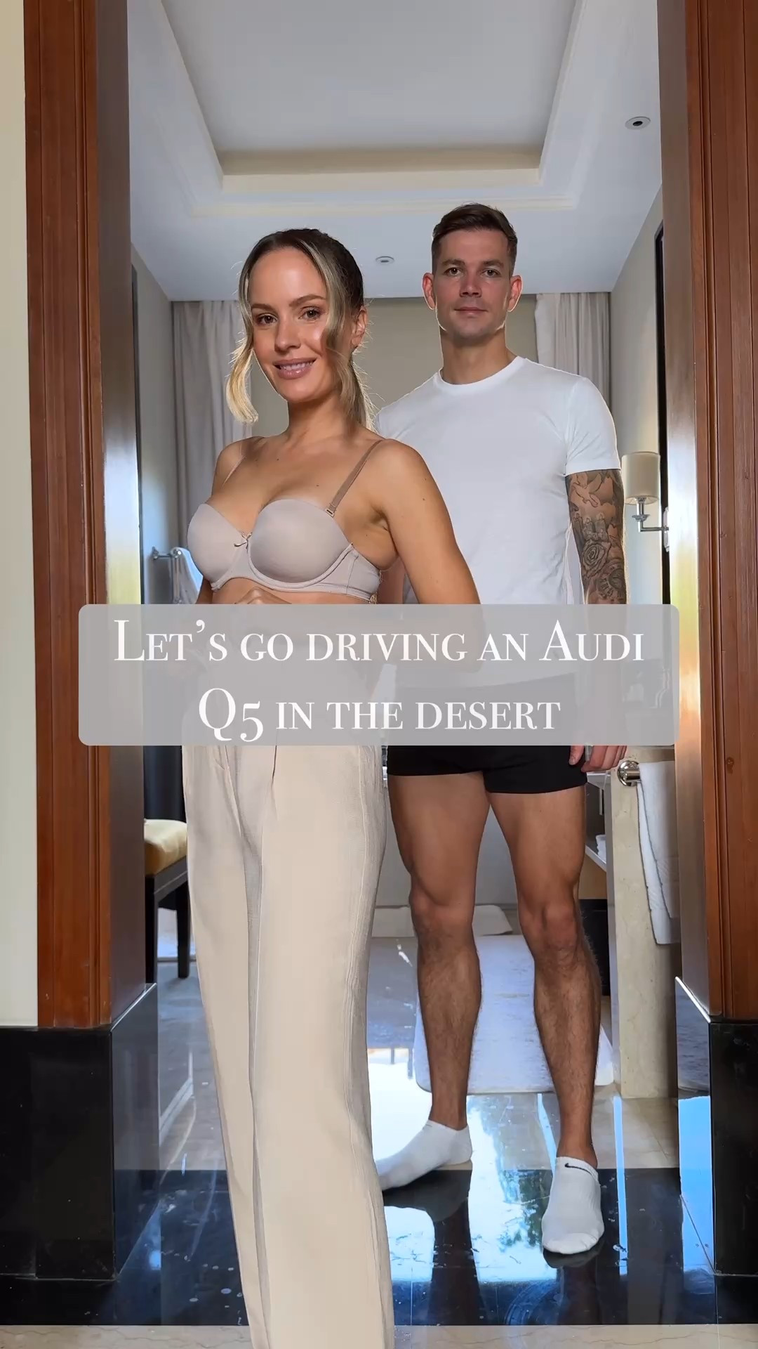 Let’s drive an @audiuk Q5 in the Moroccan desert 💨 

Ok, this was seriously fun! I’m so glad I got my drivers license last year, otherwise I would have missed out on this incredible experience.

A convoy of Audi Q5 and SQ5 headed out in the Moroccan desert for the new launch. The scenery was outstanding with the snow capped Altas mountains in the background. 

We kicked up some serious dust and everyone’s internal rally driver came out to play. There were big smiles on everybody’s faces. 

The Q5 is Audis most sold car and I can definitely see why. It is specious enough for a family, but still brings all the fun. 

We stopped at the stunning @inaracamp for mint tea and lunch. A luxurious oasis in the middle of the dry and dusty desert. 

🤍You can find the items I’m wearing in my link in bio, stories, or just comment and ask for the link 🤍

*pr trip

#tessmontgomery #capsulewardrobe #inaracamp #audiq5