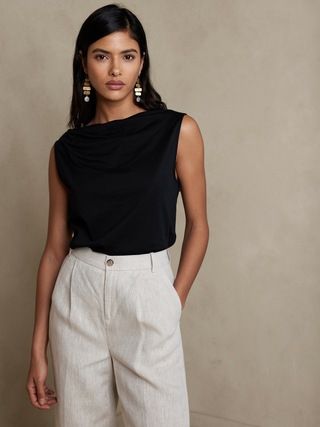 SUPIMA® Draped Tank | Banana Republic (US)