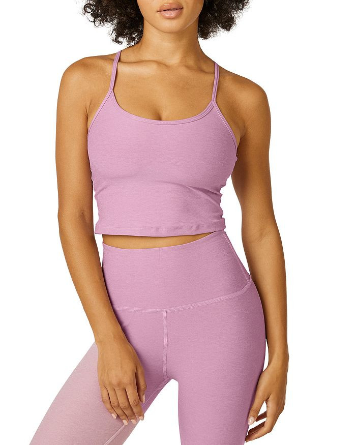 Space-Dye Racerback Cropped Top | Bloomingdale's (US)