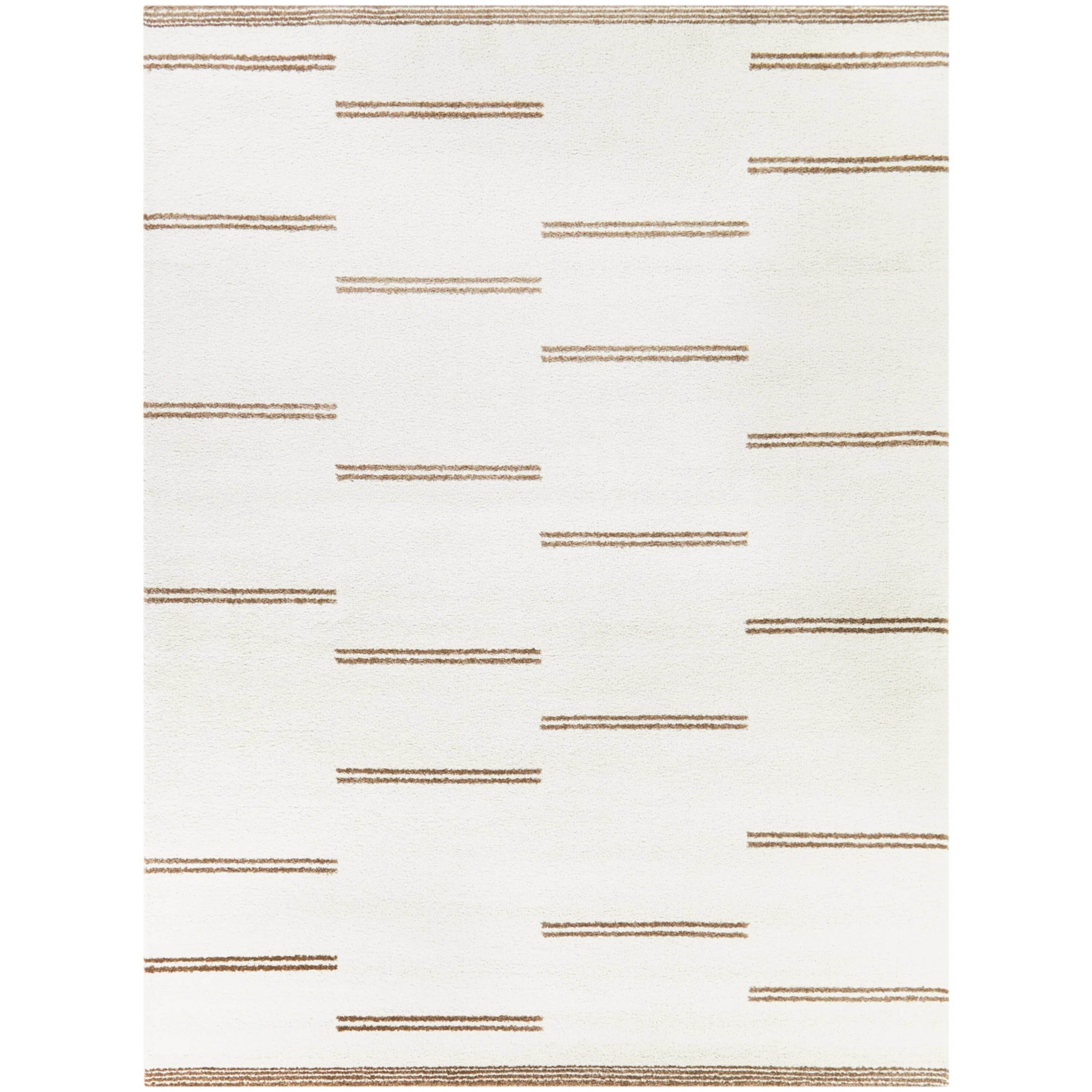 Roika Performance Geometric Ivory Rug | Wayfair North America