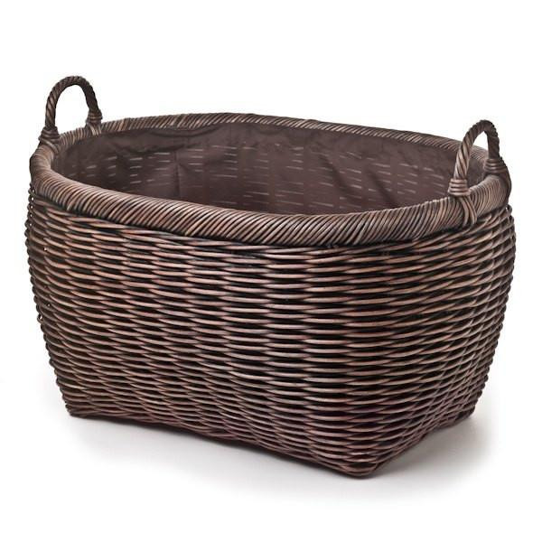 Oval Wicker Laundry Basket | The Basket Lady