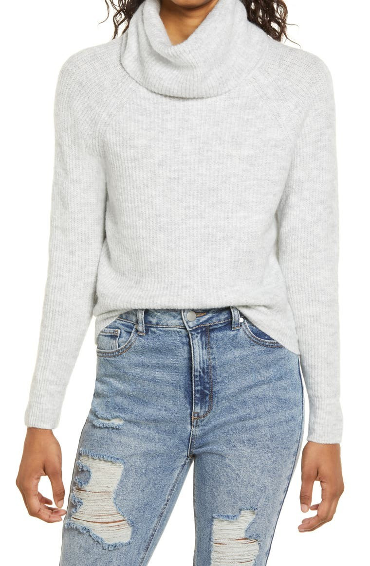 Cozy Ribbed Turtleneck Sweater | Nordstrom