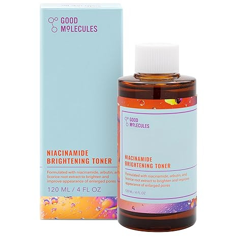 Good Molecules Niacinamide Brightening Toner - Toner for Face with Niacinamide and Arbutin for Sk... | Amazon (US)