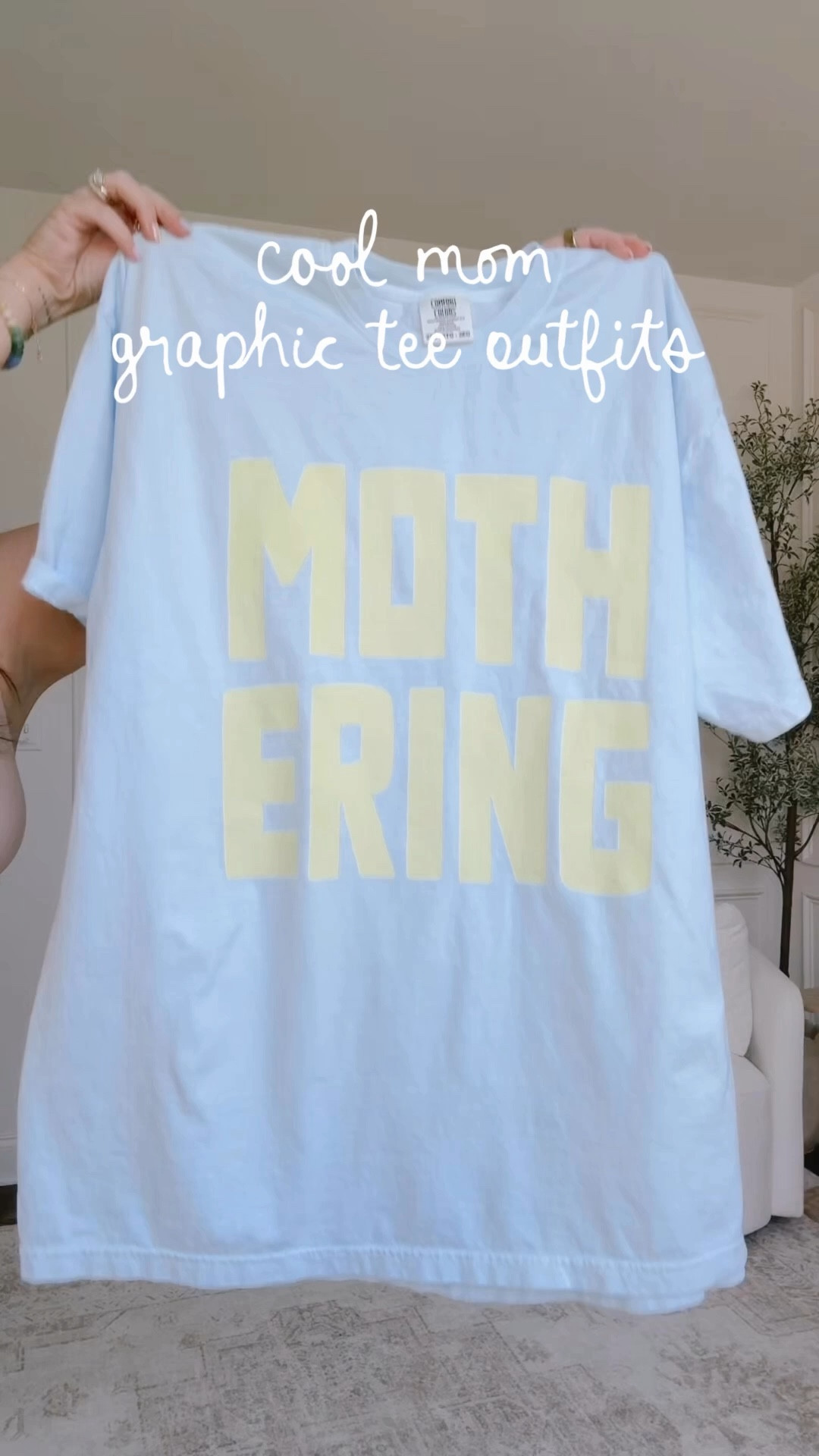 Cool mom graphic tee outfits.. wearing a 2XL in the oversized tees and an XL in the cropped tee.. use code AMANDAROE10 to save on all of the tees 

#LTKMidsize #LTKootd #LTKmomlife