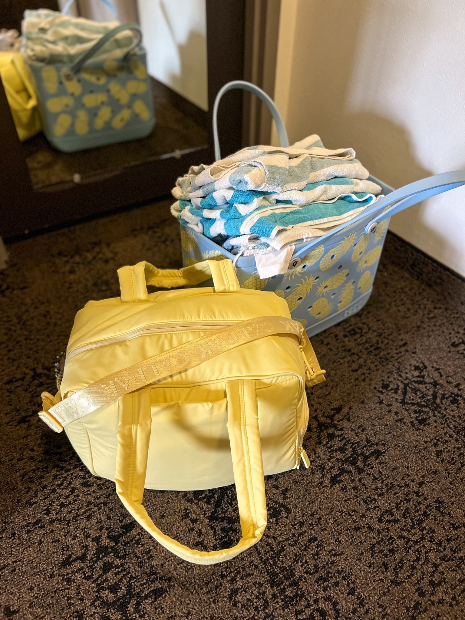 My ultimate Go-to travels bags for all things water 💦 the Bogg bag is worth the hype. I have other knock offs and they don’t withstand the same amount of weight! I’ve had this pineapple Bogg for 4.5 years and it’s lasted SOOO many beach and pool trips ! And this travel weekender is my FAV —so many interior pockets, handles, strap and suitcase strap for endless trips and destinations! ✨💕
@CALPAK 


#LTKSwim #LTKmomlife #LTKTravel