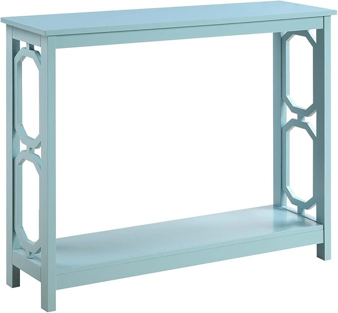 Convenience Concepts Omega Console Table, Sea Foam Blue | Amazon (US)
