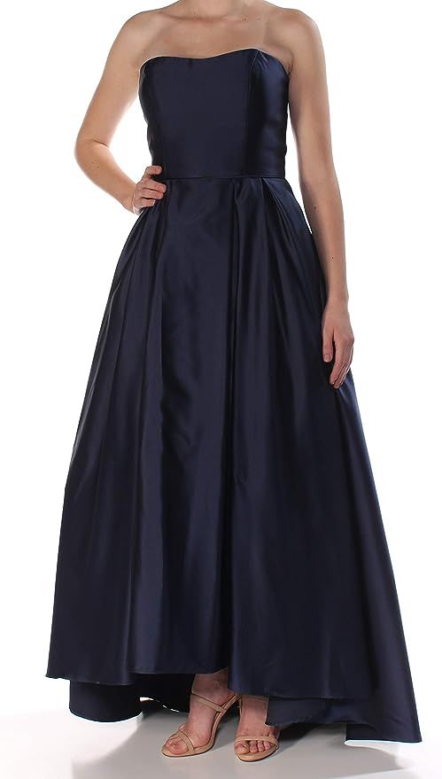 Betsy & Adam Women's Strapless Ball Gown | Amazon (US)