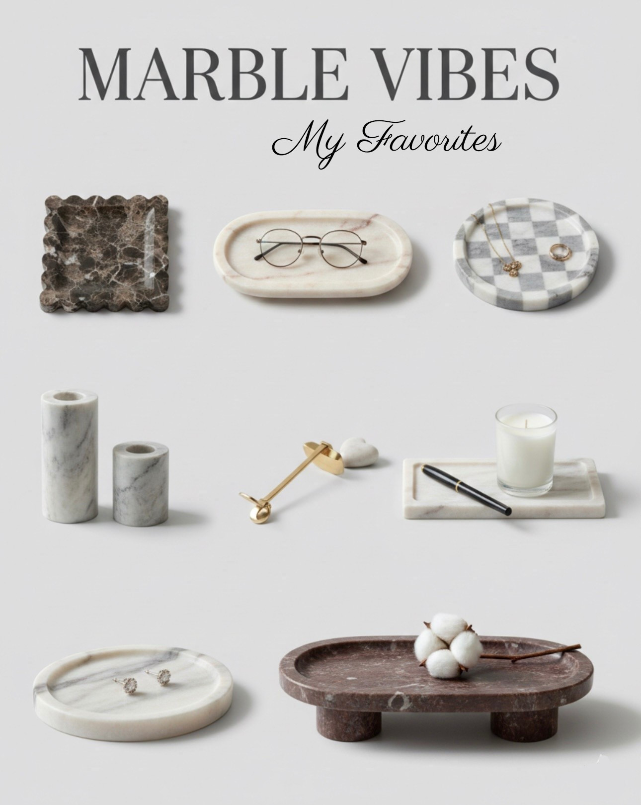 My favorite marble finds right now 🤍
Small decor pieces with a big impact. Perfect for a coffee table, kitchen counter, or bathroom styling.
Shop them on my LTK.

#LTKvlog #LTKHome #LTKU