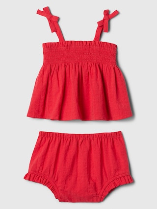 Baby Smocked Two-Piece Outfit Set | Gap Factory